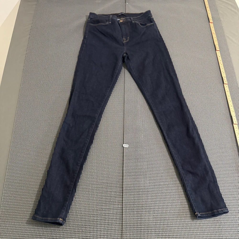 J Brand Maria High Rise Skinny Jeans After Dark Indigo Blue Size Estimated 26